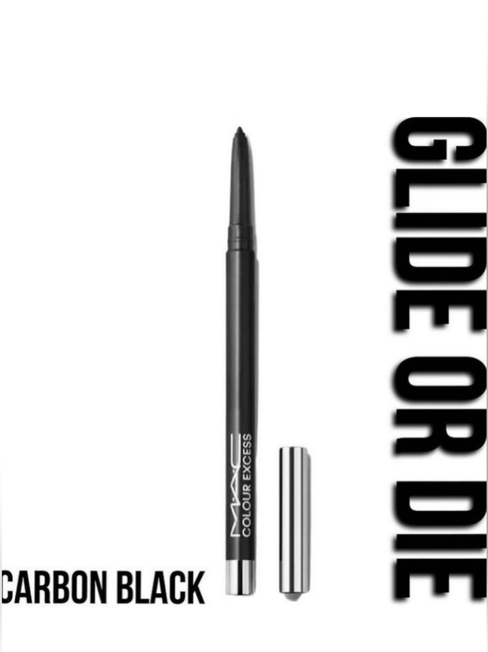 Mac Glide Or Die (Carbon Black Shade) Waterproof Gel Liner